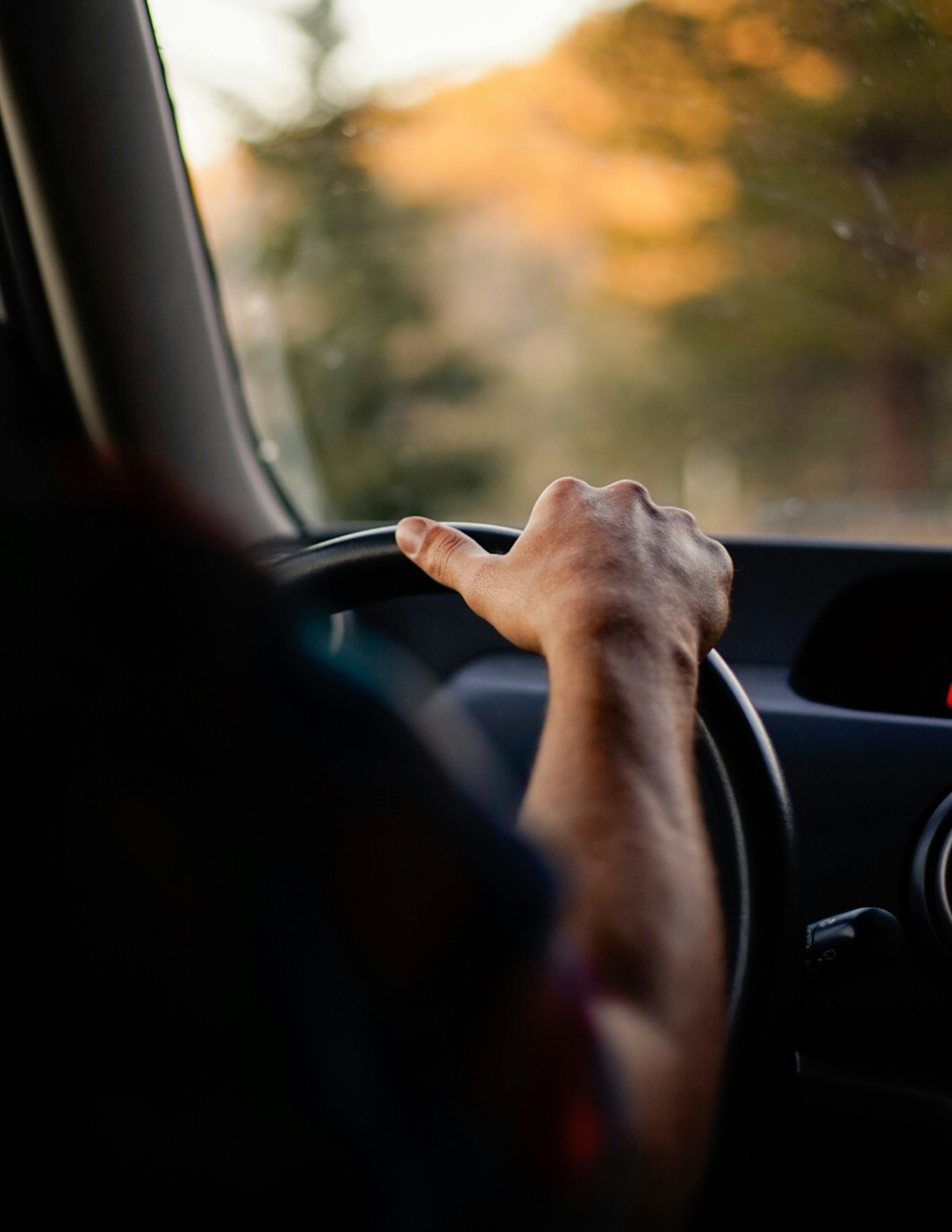 Professional driver alone in the vehicle, reflecting the loneliness and isolation many drivers feel on the road