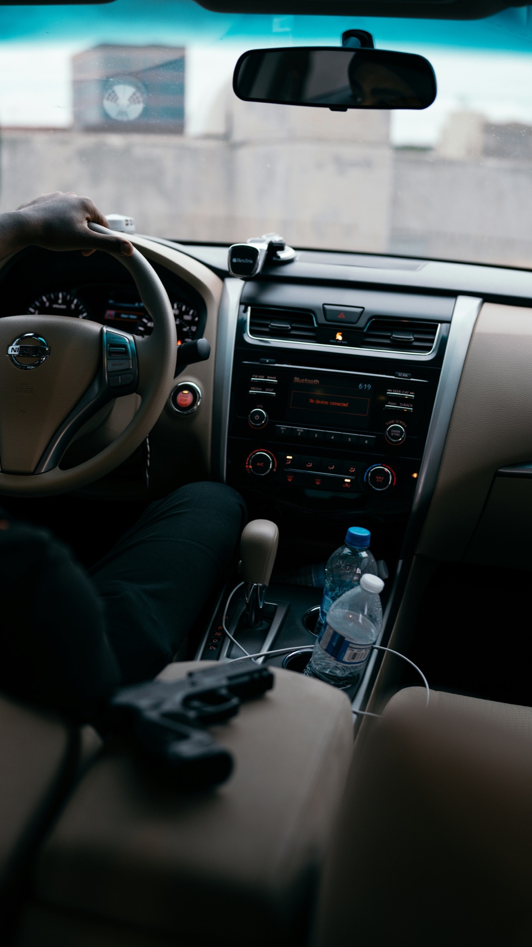 Professional driver checking health and wellbeing as part of a long-term approach to driver nutrition