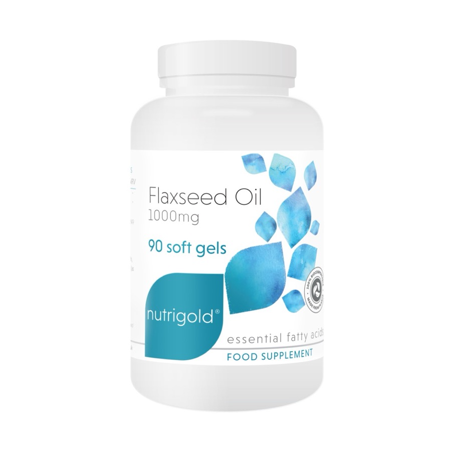Flaxseed Oil 1000mg, 90 softgels